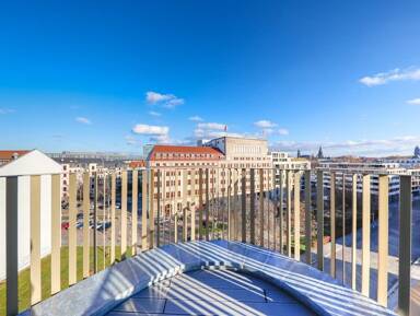Penthouse zur Miete 1.499 € 3 Zimmer 100,2 m² frei ab 01.04.2025 Amely-Bölte-Straße 2 Wilsdruffer Vorstadt/Seevorstadt-West Dresden-Wilsdruffer Vorstadt 01067