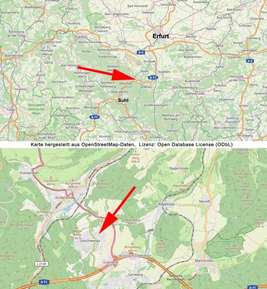 Haus zum Kauf 189.000 € 7 Zimmer 190 m²<br/>Wohnfläche 460 m²<br/>Grundstück Feldstr. 15 Geschwenda 99330