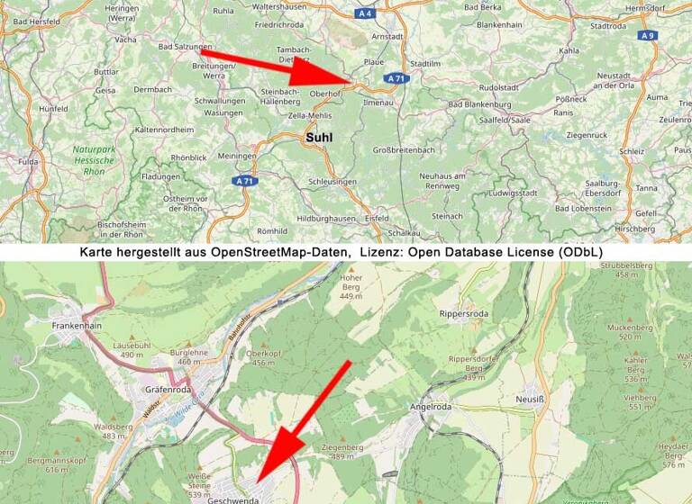 Haus zum Kauf 179.000 € 7 Zimmer 190 m² 460 m² Grundstück Feldstr. 15 Geschwenda 99330