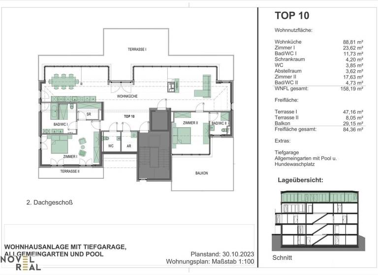 Wohnung zum Kauf - Erstbezug 2.500.000 € 3 Zimmer 4. Geschoss Wien 1130
