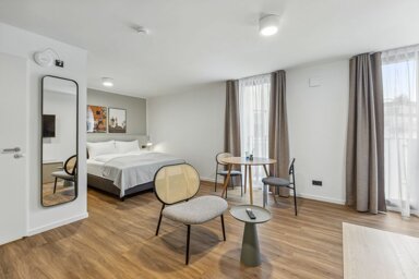 Wohnung zur Miete Wohnen auf Zeit 2.041 € 1 Zimmer 28 m² frei ab sofort Graumannsweg Hohenfelde Hamburg 22087