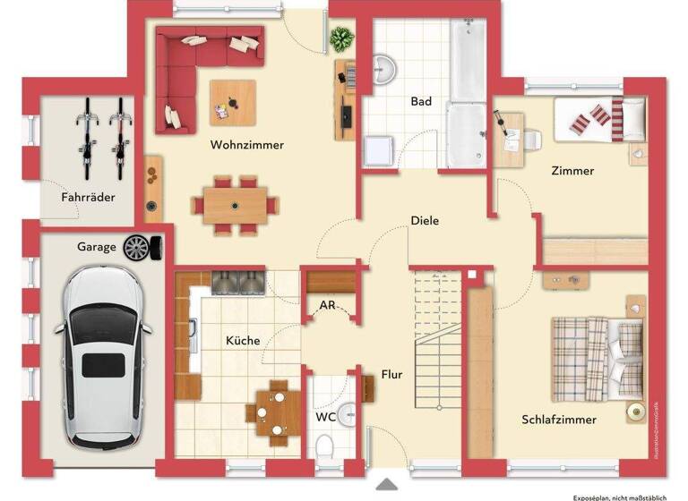 Einfamilienhaus zum Kauf 280.000 € 6 Zimmer 159 m² 480 m² Grundstück Raesfeld 46348