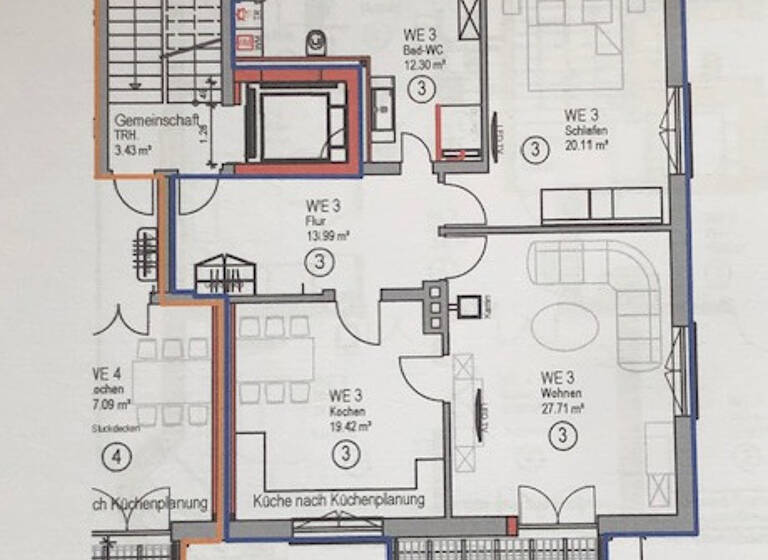 Terrassenwohnung zum Kauf als Kapitalanlage geeignet 255.000 € 3 Zimmer 99 m²<br/>Wohnfläche Birken Bayreuth 95447