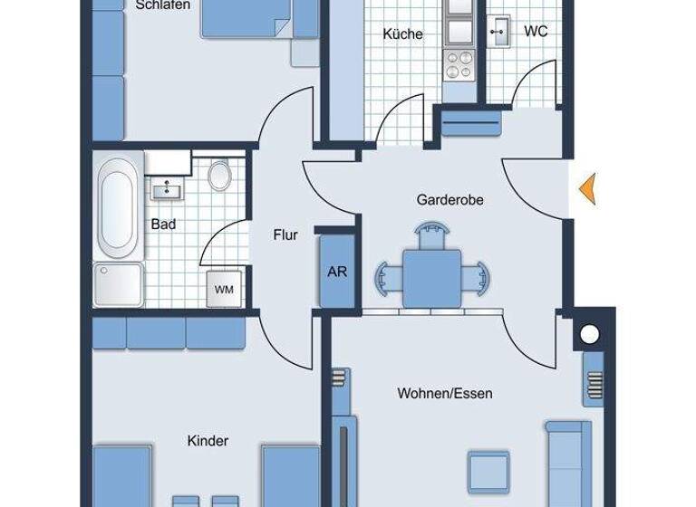 Wohnung zur Miete 830 € 3 Zimmer 88 m² Coburg 96450
