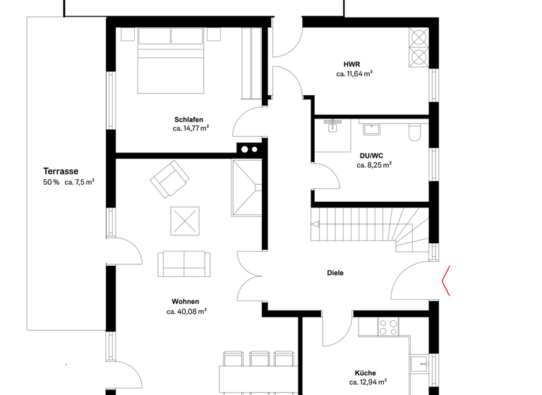 Einfamilienhaus zum Kauf 286.000 € 4 Zimmer 195 m² 1.332 m² Grundstück Groß Bünzow Klein Bünzow 17390
