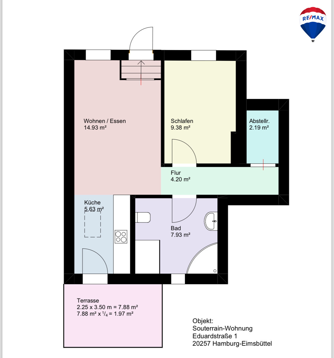 Wohnung zum Kauf 199.000 € 2 Zimmer 44 m²<br/>Wohnfläche EG<br/>Geschoss Eimsbüttel Hamburg 20257