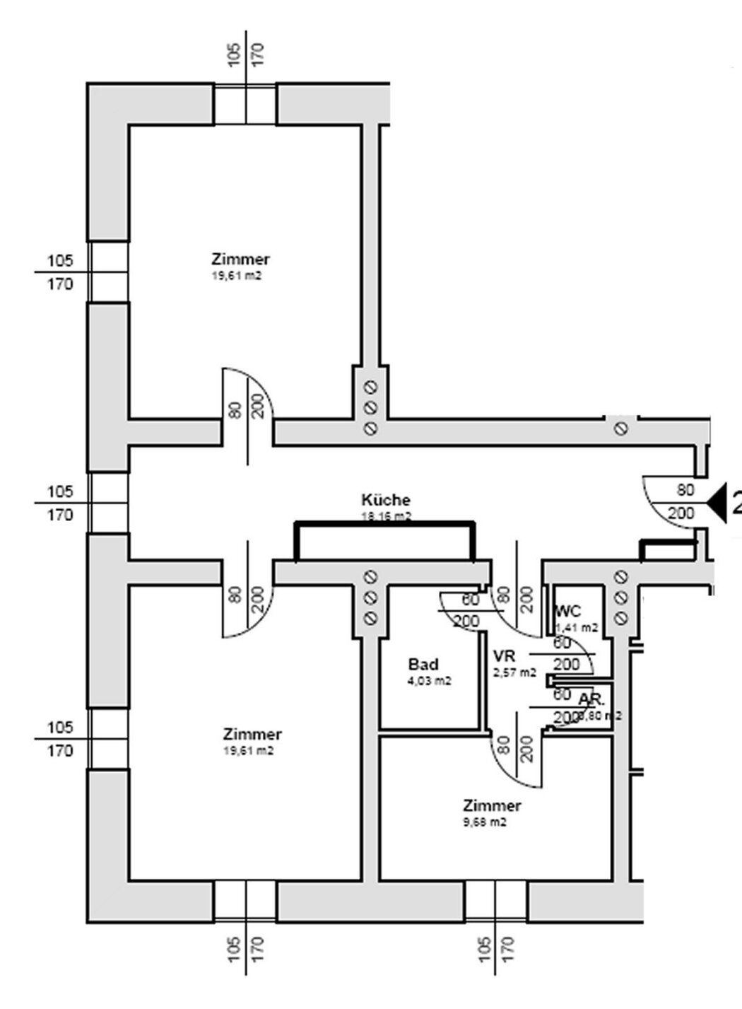 Wohnung zum Kauf 149.000 € 3 Zimmer 75,9 m²<br/>Wohnfläche Felixdorf 2603