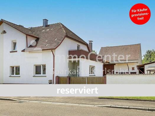 Doppelhaushälfte zum Kauf provisionsfrei 220.000 € 5 Zimmer 146,3 m² 523 m² Grundstück Neudorf Graben-Neudorf 76676