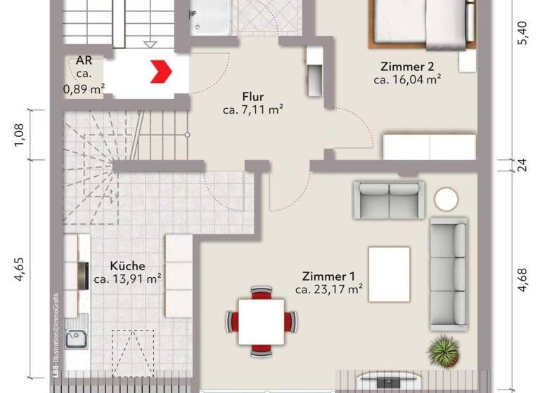 Maisonette zum Kauf 435.000 € 3 Zimmer 98 m² frei ab sofort Zentrum Bonn 53111