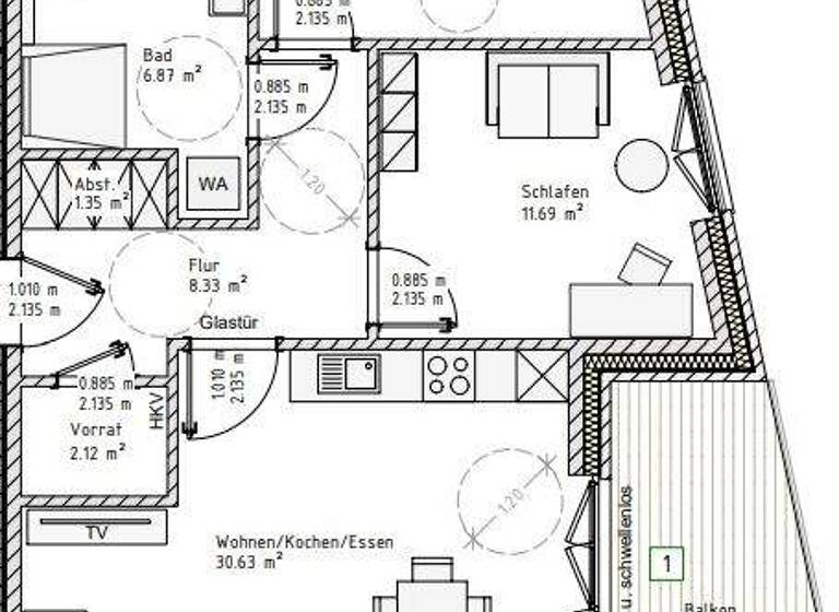 Wohnung zum Kauf provisionsfrei 380.000 € 3 Zimmer 84,5 m² 1. Geschoss Wildeshausen 27793