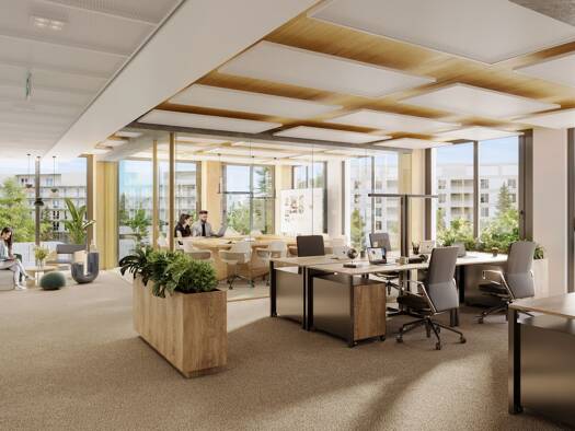 Bürofläche zur Miete 24,10 € 523,5 m² Bürofläche Wien 1020