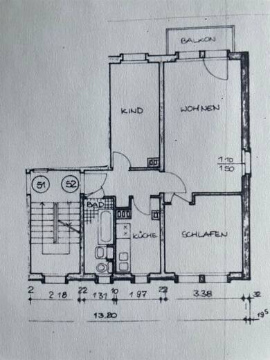 Wohnung zur Miete 670 € 3 Zimmer 59 m² frei ab 01.06.2025 Gaschwitz Markkleeberg 04416