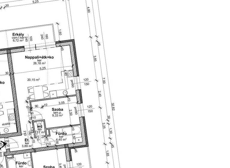 Studio zum Kauf 117.500 € 2 Zimmer 45 m² Györ