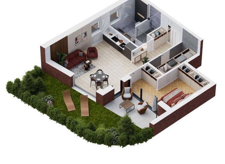 Wohnung zum Kauf - Erstbezug provisionsfrei 297.130 € 2 Zimmer 69,1 m² Borken 46325