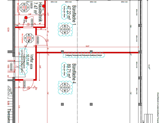 Bürofläche zur Miete 1 Zimmer 137 m² Bürofläche teilbar von 48 m² bis 90 m² An der Hoffnung 125 Breitscheid Ratingen 40885