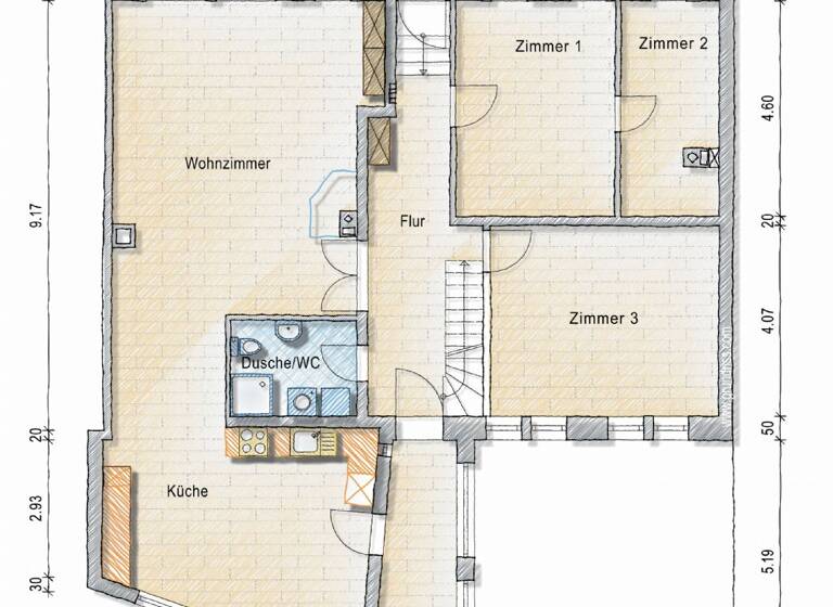Einfamilienhaus zum Kauf 365.000 € 10 Zimmer 329 m²<br/>Wohnfläche 200 m²<br/>Grundstück Neubrunn Neubrunn 97277