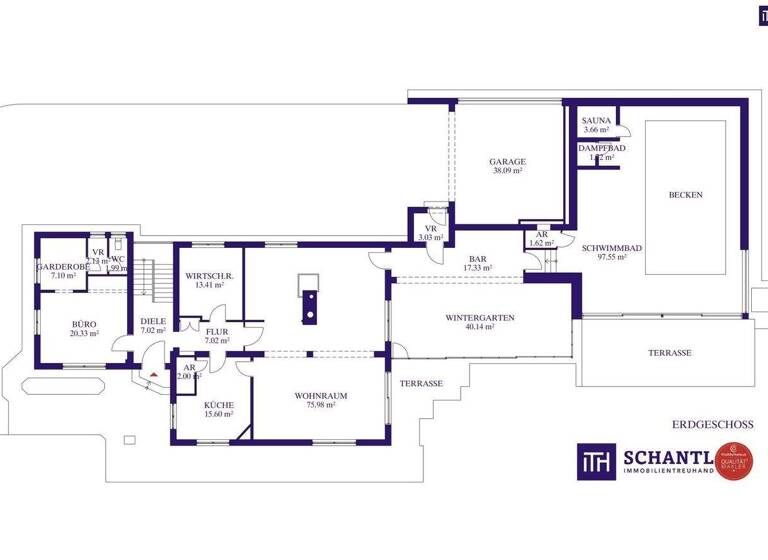 Villa zur Miete 1.920 € 6 Zimmer 440 m² 1.500 m² Grundstück Laßnitzhöhe 8301