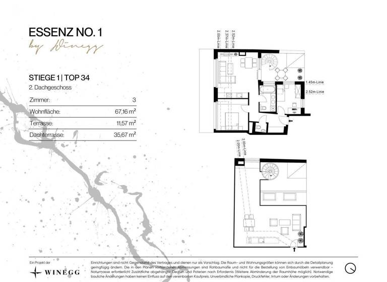 Wohnung zum Kauf - Erstbezug 930.800 € 3 Zimmer 67,2 m² 5. Geschoss Kettenbrückengasse 1 Wien 1050