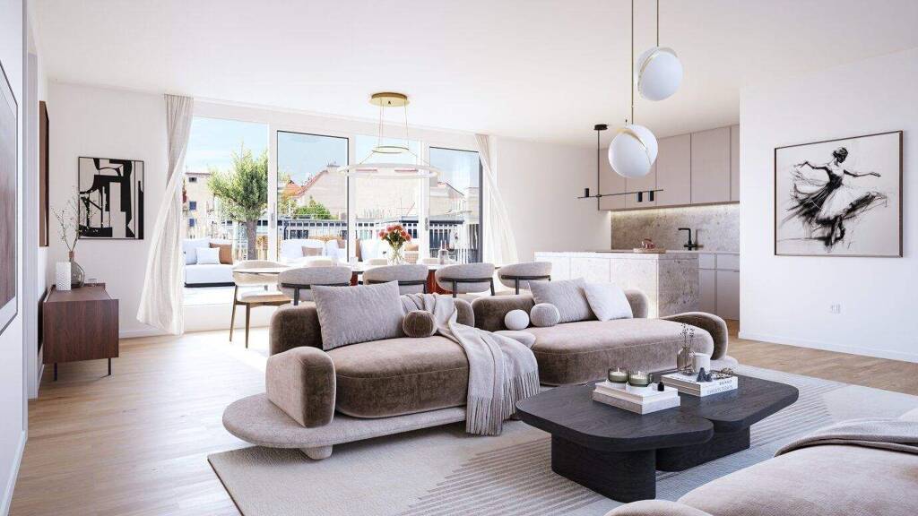 Wohnung zum Kauf - Erstbezug 435.700 € 2 Zimmer 40,3 m² 7. Geschoss Augasse Wien 1090