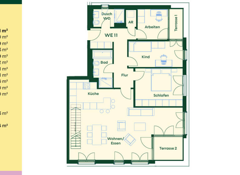 Penthouse zum Kauf - Erstbezug 920.000 € 4 Zimmer 131,7 m² 3. Geschoss Hielscherstr. 51 Wilhelmsruh Berlin / Wilhelmsruh 13158