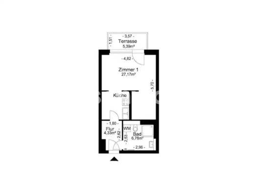 Studio zur Miete nur mit Wohnberechtigungsschein Tauschwohnung 266 € 1 Zimmer 40 m² 1. Geschoss Marzahn Berlin 12687
