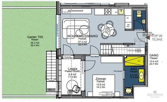 Maisonette zum Kauf 375.000 € 3 Zimmer 72,3 m²<br/>Wohnfläche Treffen am Ossiacher See 9521