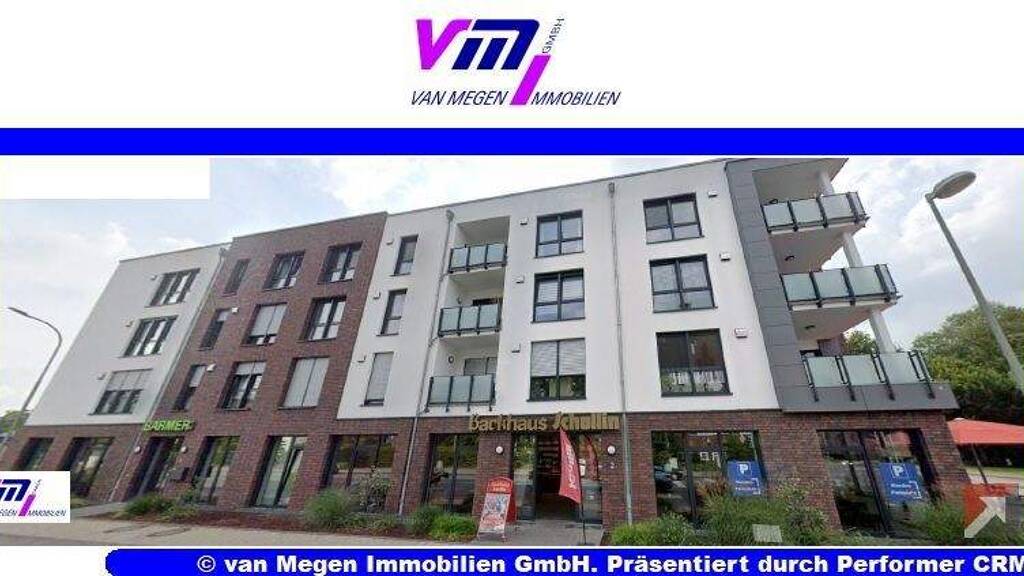 Wohnung zur Miete 695 € 2 Zimmer 64,9 m² 4. Geschoss frei ab 01.04.2026 Geldern 47608