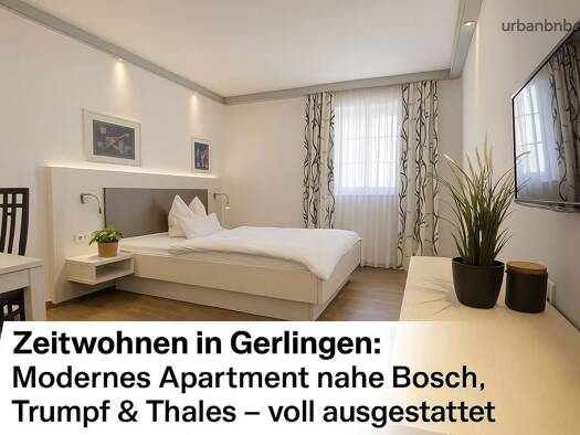 Studio zur Miete auf Zeit 990 € 1 Zimmer 24 m² frei ab 30.06.2026 Kronengasse 0 Gerlingen 70839