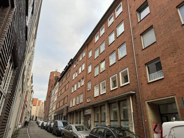 Wohnung zur Miete 960 € 2 Zimmer 62 m² 4. Geschoss frei ab 01.07.2026 Braunstraße Innenstadt Lübeck 23552