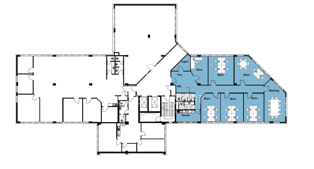 Praxisfläche zur Miete provisionsfrei 11 € 687 m²<br/>Bürofläche Langwasser - Nordost Nürnberg 90471