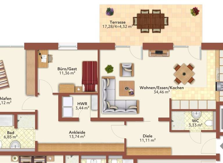 Wohnung zum Kauf provisionsfrei 399.850 € 3 Zimmer 105 m²<br/>Wohnfläche Bahnhofstraße 5 Kell am See 54427