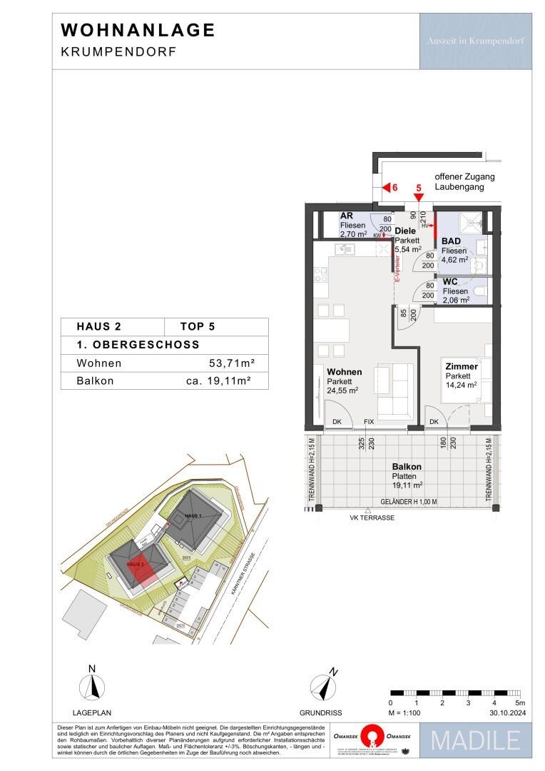 Wohnung zum Kauf 348.000 € 53,7 m²<br/>Wohnfläche 1.<br/>Geschoss Krumpendorf am Wörthersee 9201