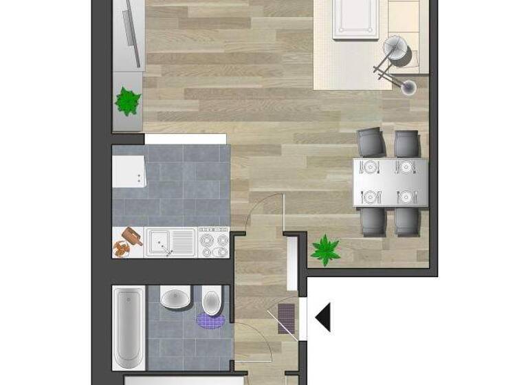 Wohnung zur Miete 311 € 2 Zimmer 56,2 m² 5. Geschoss Albert-Köhler-Str. 30 Morgenleite Chemnitz 09122