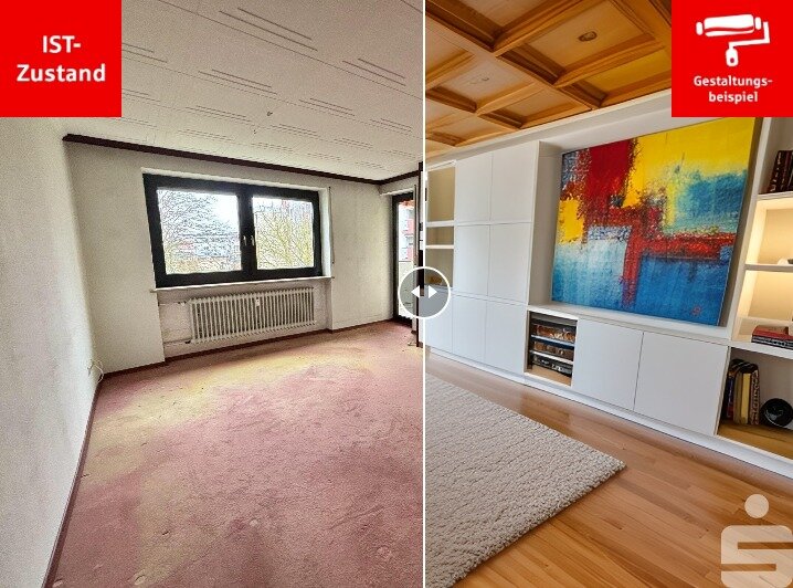 Wohnung zum Kauf 190.000 € 3 Zimmer 71,6 m²<br/>Wohnfläche Kernstadt Schwandorf Schwandorf 92421