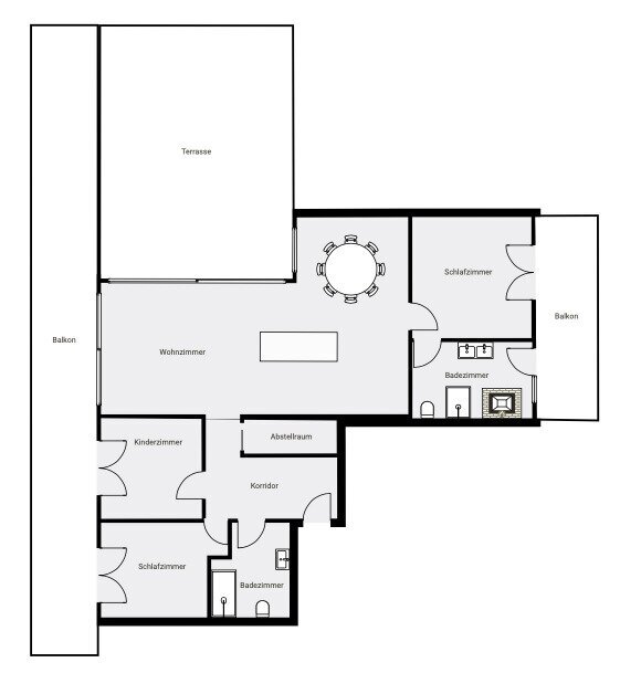 Terrassenwohnung zum Kauf 599.000 € 4 Zimmer 113 m²<br/>Wohnfläche 6.<br/>Geschoss Gries Graz 8055