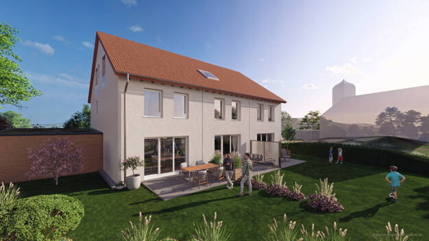 Reihenendhaus zum Kauf - Neubau provisionsfrei 569.900 € 5,5 Zimmer 137 m² 231 m² Grundstück Unterreitnau Lindau (Bodensee) 88131