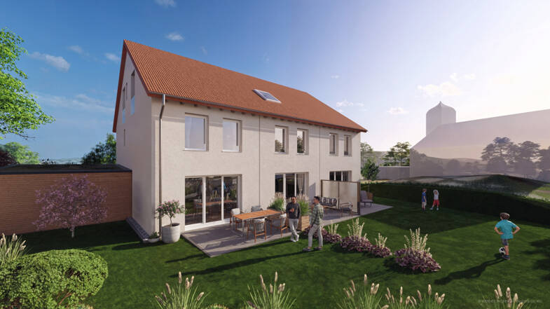 Reihenendhaus zum Kauf - Neubau provisionsfrei 569.900 € 5,5 Zimmer 137 m² 231 m² Grundstück Unterreitnau Lindau (Bodensee) 88131