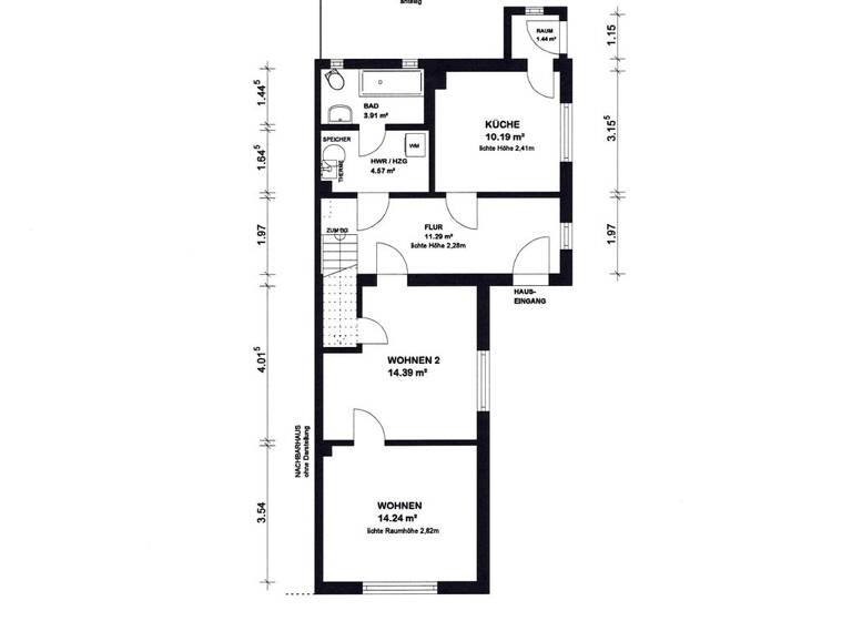 Doppelhaushälfte zum Kauf 247.900 € 4 Zimmer 100 m² 516 m² Grundstück Innenstadt Osterholz-Scharmbeck 27711