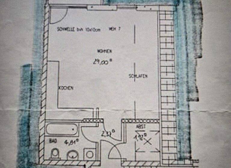 Wohnung zur Miete 480 € 1,5 Zimmer 40 m² 2. Geschoss frei ab 01.04.2026 Groß-Winternheim 55218