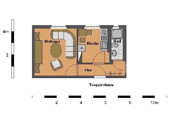 Wohnung zur Miete 222 € 1 Zimmer 30 m²<br/>Wohnfläche EG<br/>Geschoss 01.12.2024<br/>Verfügbarkeit Seehäuser Weg 60 Oschersleben Oschersleben 39387