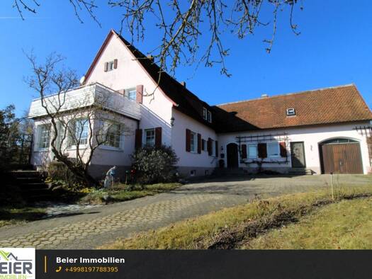 Einfamilienhaus zum Kauf 449.000 € 9 Zimmer 221 m² 3.070 m² Grundstück Oberdachstetten Oberdachstetten 91617