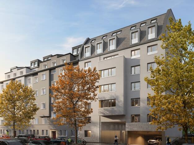 Wohnung zum Kauf - Neubau provisionsfrei 609.900 € 3 Zimmer 84,3 m² 2. Geschoss Neusser Straße 363 a Nippes Köln 50733