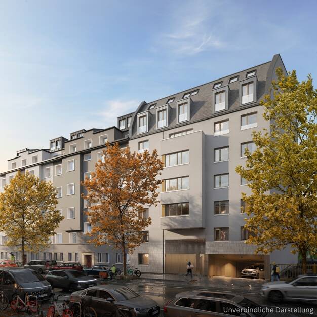 Wohnung zum Kauf - Neubau provisionsfrei 609.900 € 3 Zimmer 84,3 m² 2. Geschoss Neusser Straße 363 a Nippes Köln 50733