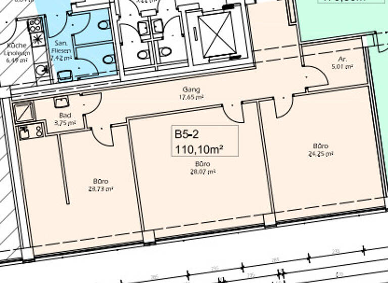 Bürofläche zur Miete 13,09 € 110 m² Bürofläche Wien 1150