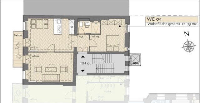 Wohnung zum Kauf provisionsfrei 780.000 € 3 Zimmer 73 m²<br/>Wohnfläche 1.<br/>Geschoss ab sofort<br/>Verfügbarkeit Knaackstr. 92 Prenzlauer Berg Berlin 10435