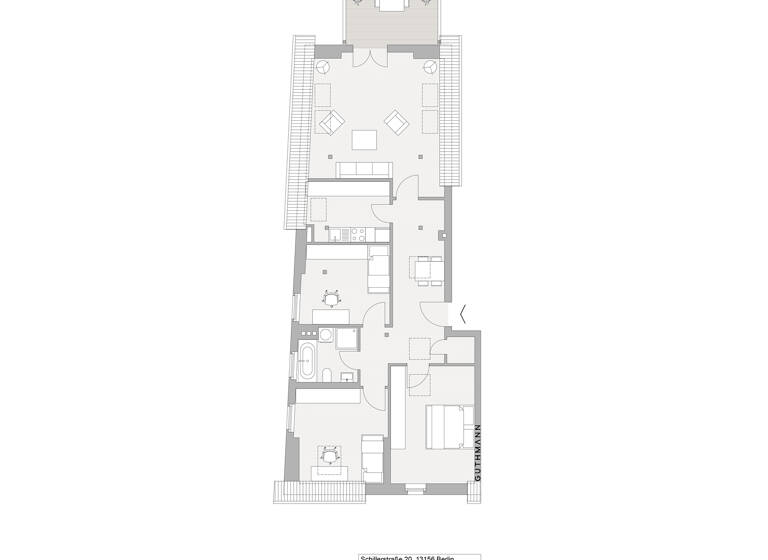 Wohnung zum Kauf 448.000 € 4 Zimmer 105 m² 3. Geschoss Niederschönhausen Berlin 13156