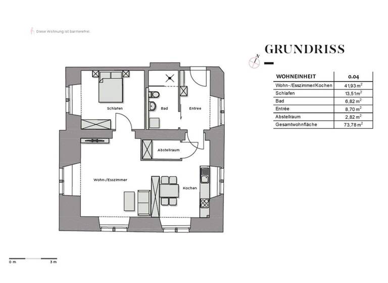 Wohnung zur Miete 895 € 2 Zimmer 73,8 m² Vallendar 56179