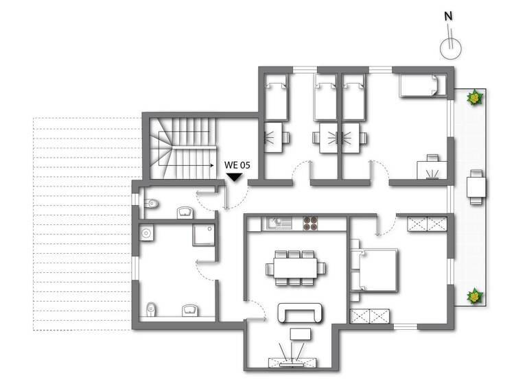 Wohnung zur Miete 1.150 € 4 Zimmer 114 m² 1. Geschoss frei ab 01.07.2026 Perach Ainring 83404