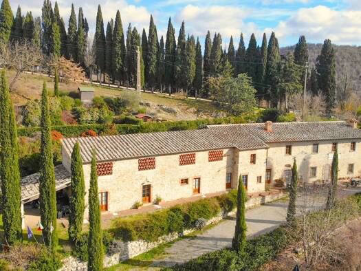 Bauernhaus zum Kauf 1.200.000 € 20 Zimmer 500 m² 4.000 m² Grundstück Panoramablick Castellina in Chianti 53011