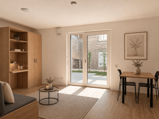 Wohnung zur Miete - Erstbezug 1.010 € 1 Zimmer 36,5 m² EG frei ab 01.09.2026 Frauenstraße 124 Mitte Ulm 89073